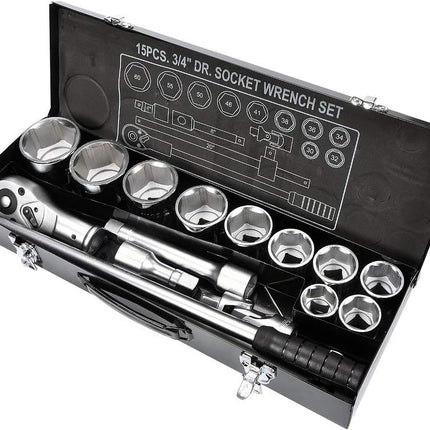 طقم بوكس 3/4 -15 قطعة من ياتو