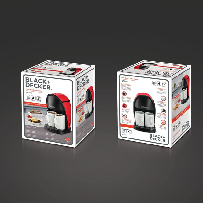 ماكينة تحضير القهوة الأمريكية من بلاك أند ديكر 450 واط سعة 250 مل