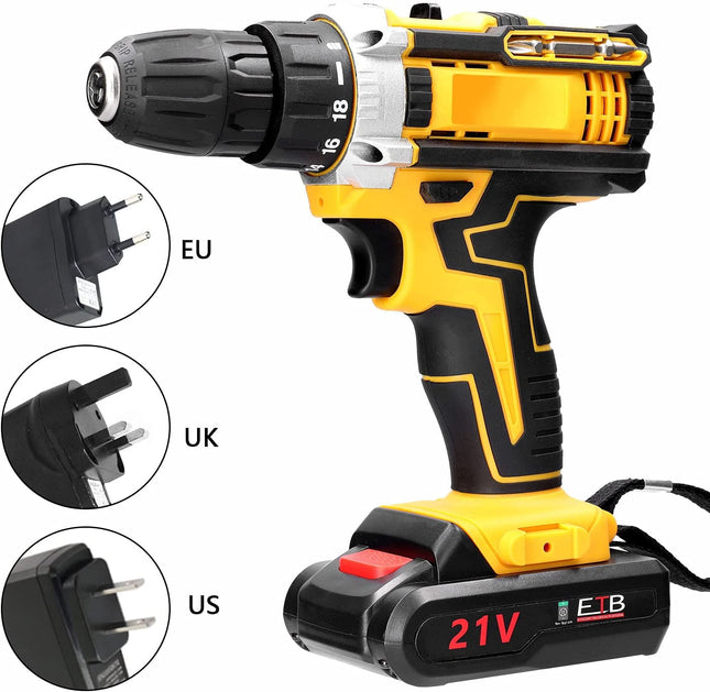 دريل حفر 21 فولت 10 ملم