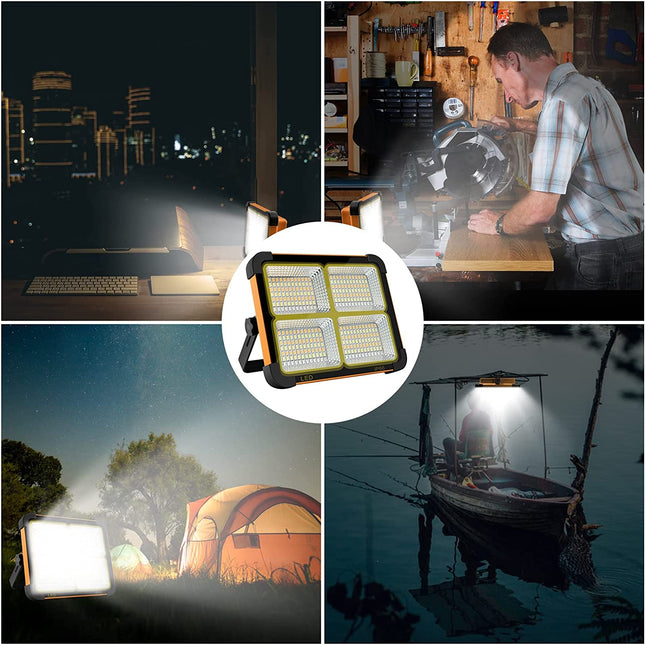 كشاف ليد طاقة الشمسية 100 واط / 10000 لومن / 3000-6000 كلفن