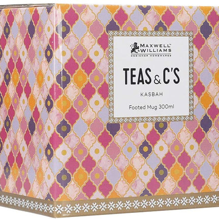 Maxwell & Williams HV0120 Teas & C’s Kasbah Coffee Mug in Gift Box, Porcelain, Rose, 300 ml