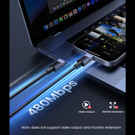 كابل UGREEN USB-C إلى USB-C للشحن السريع PD بقدرة 240 واط /L513
