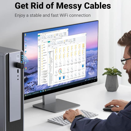 محول يوجرين AC650 11ac لاسلكي ثنائي النطاق USB / 20204