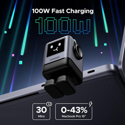 شاحن UGREEN Uno السريع ذو 4 منافذ GaN بقوة 100 واط، إصدار الاتحاد الأوروبي| 45515B (EU)