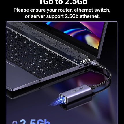 محول يوجرين USB إلى إيثرنت 2.5 جيجابت في الثانية / 25051