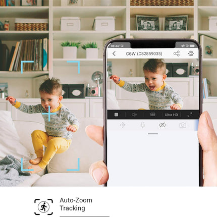 كاميرا متحركة داخلية بدقة 4 ميجا بكسل مع خاصية تتبع مع التكبير | ايزفيز | C6W