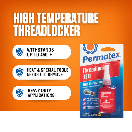 لاصق لتثبيت البراغي حرارة عالية 250درجة 10مل 27200