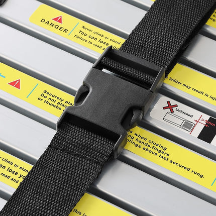 سلم تلسكوب عادي المنيوم من مزايا طول 3متر