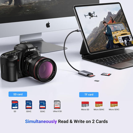 قارئ بطاقات USB C SD 2 في 1 من UGREEN / 80888
