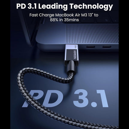 كابل UGREEN USB-C إلى USB-C للشحن السريع PD بقدرة 240 واط /L513