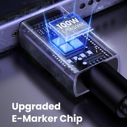كابل UGREEN USB-C إلى USB-C للشحن السريع بقوة 100 واط بتقنية PD / L512