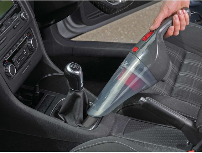 مكنسة سيارة مع مجموعة ملحقات من 6 قطع من بلاك اند ديكر