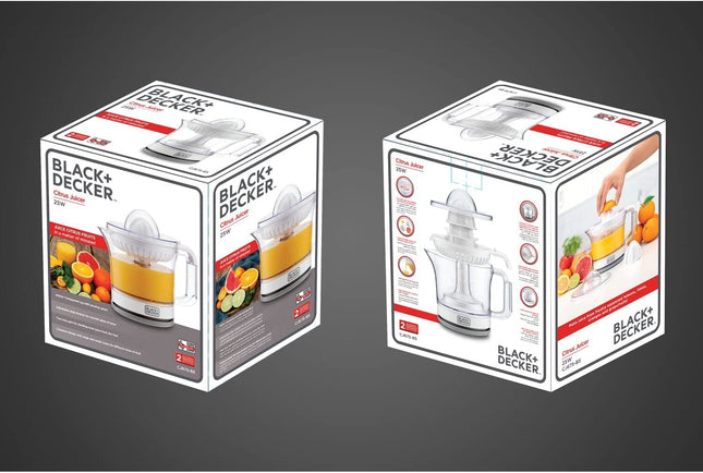 عصارة حمضيات بلاك أند ديكر 600 مل 25 واط