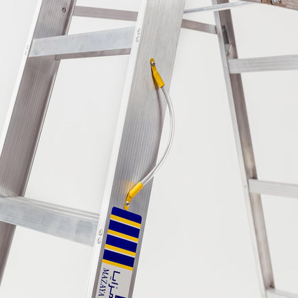 سلم المنيوم مزدوج من مزايا ثقيل عدة اطوال