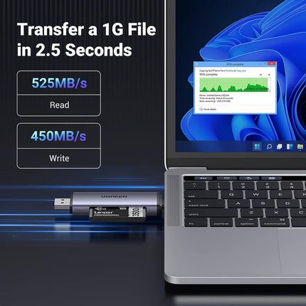 محول قارئ بطاقات USB 2.0 إلى USB C Cfast من UGREEN /50906a