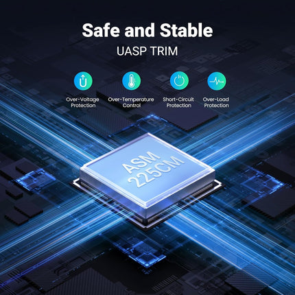 علبة محرك الأقراص الصلبة من يو جرين | UGREEN 2.5″ Hard Drive Enclosure USB 3.0 to SATA III Adapter | 30848
