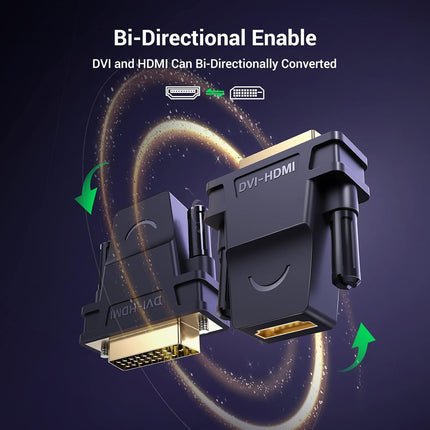 UGREEN DVI 24+1 Male to HDMI Female Adapter | 20124