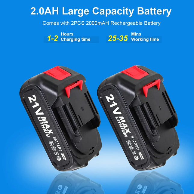 منشار تقليم كهربائي 4 إنش شحن 21 فولت