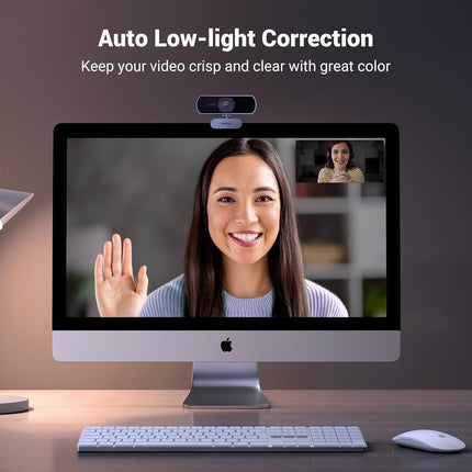 كاميرا ويب UGREEN بدقة 1080 بكسل مع ميكروفون، كاميرا ويب USB عالية الدقة بالكامل /15728