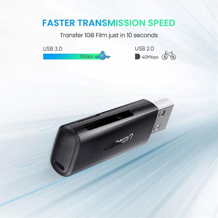 Ugreen USB 3.0 Multi-Function Card Reader (MicroSD/SD Memory Card) /60722