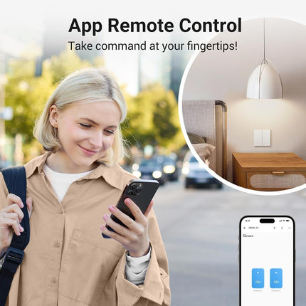 مفتاح الحائط الذكي SONOFF ZBM5 Zigbee (UK)