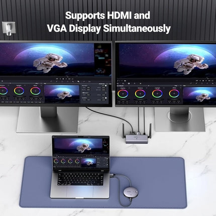 موسع HDMI لاسلكي 4K@30Hz من UGREEN TX و RX بمدى 50 مترًا / 90909A