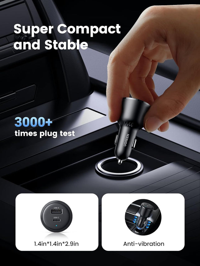 محول شاحن سيارة بقوة 63 وات من يوجرين بقوة 45 واط / 90645