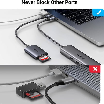 قارئ بطاقات USB C SD 2 في 1 من UGREEN / 80888