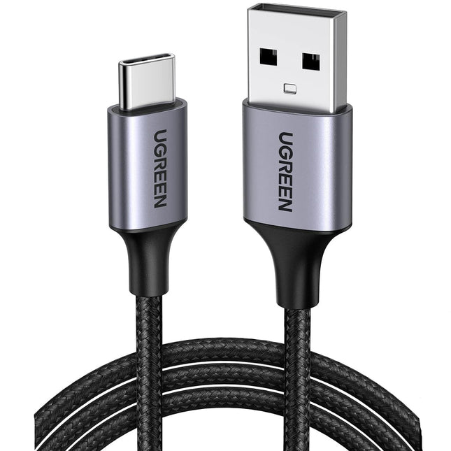 كابل شحن سريع يوغرين USB-A إلى USB-C (أسود) | US288