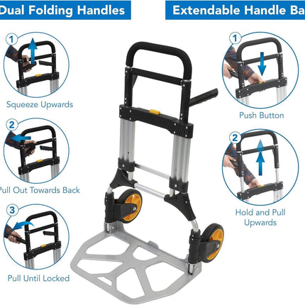 CTT-FB130 عرباي على عجلين المنيوم تحمل 130 كيلو  من كراون