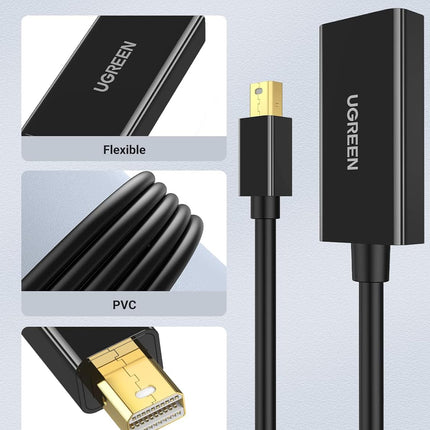 UGREEN Mini Displayport to HDMI Adapter 4K-(Multicolor) | MD112