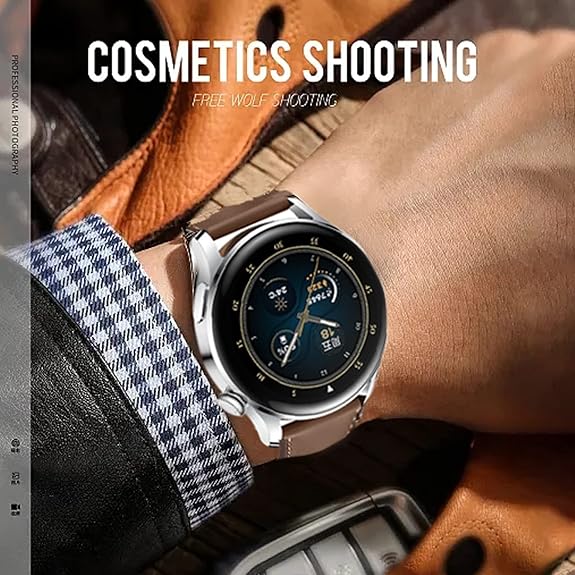 ساعة هواوي GT3 الذكية (حزام جلدي) مع هدية سماعات Honor Choice X5 -F