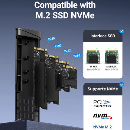 علبة SSD من UGREEN M.2 NVMe Type-C 3.2 Gen /35267