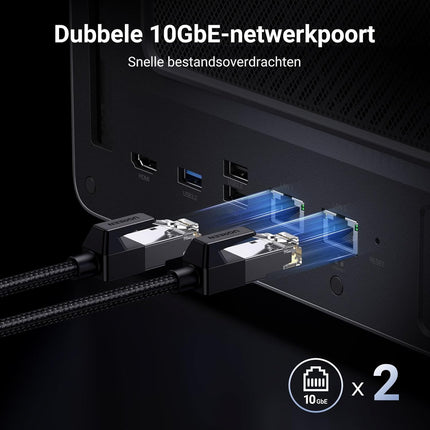وحدة تخزين UGREEN المتصلة بالشبكة DXP6800 Pro (بدون أقراص) الاتحاد الأوروبي / 25899