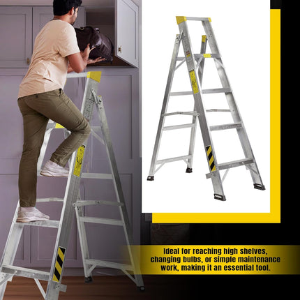 سلم المنيوم مزدوج من مزايا ثقيل عدة اطوال