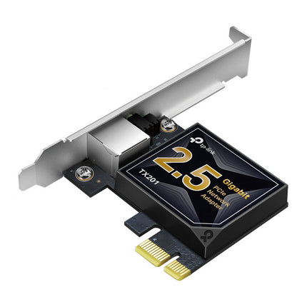 محول شبكة TP-Link TX201 | 2.5 جيجابت PCIe (أسود)