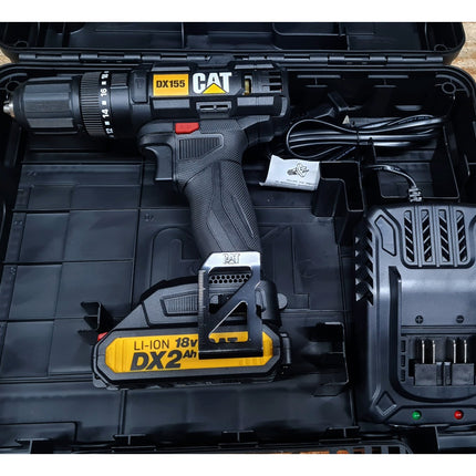 DX155درل شحن 18 فولت مع بطارية 2 امبير  13مم كتربلر