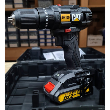 DX155درل شحن 18 فولت مع بطارية 2 امبير  13مم كتربلر