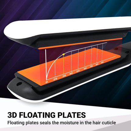ستريتنر الشعر الاحترافي مصنوع من السيراميك بـ حرارة 220 درجة - vgr