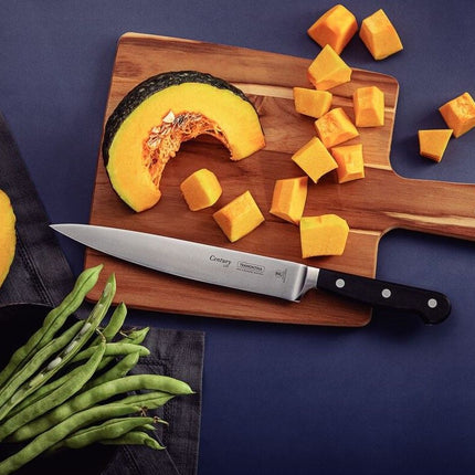 سكين تقطيع متعدد الاستعمالات 33.5 سم من Tramontina Century - أسود