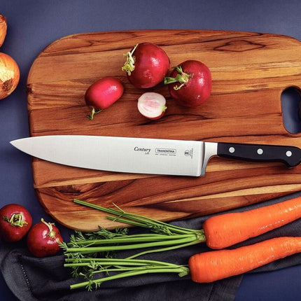 سكين شيف 39 سم من Tramontina Century - أسود