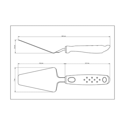 ملعقة تقديم بيتزا 26 سم من Tramontina Utilita