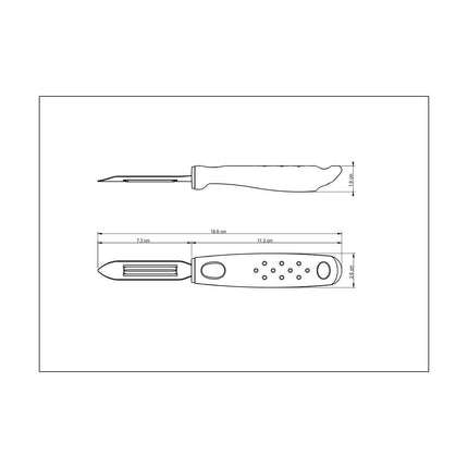 قشارة بطاطا 18.6 سم من Tramontina Utilita