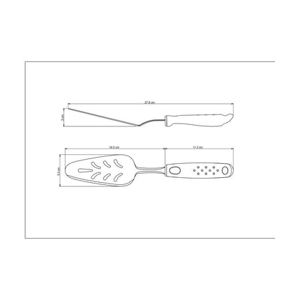 ملعقة تقديم كيك 28 سم من Tramontina Utilita