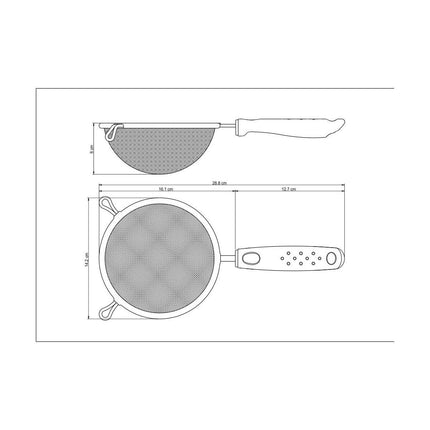 مصفاة 13 سم من Tramontina Utilita