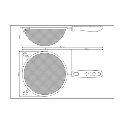 مصفاة 17 سم من Tramontina Utilita