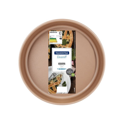 قالب خبز مدور 26 سم من Tramontina Brasil - أحمر