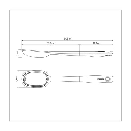 ملعقة تقديم 35 سم من Tramontina Verano - رمادي