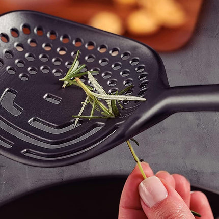 ملعقة بثقوب 35 سم من Tramontina Verano - رمادي