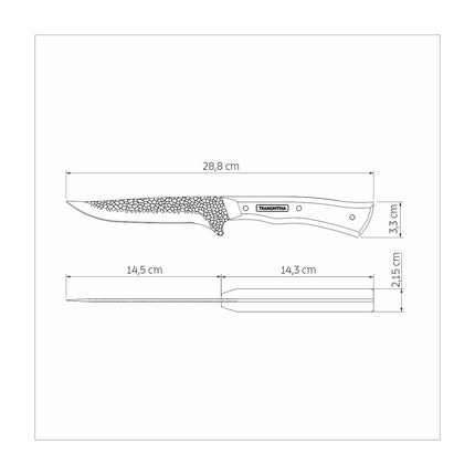 سكين عظام 29 سم من Tramontina Churrasco Nomade
